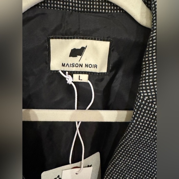 NEW Maison Noir Men’s Shadows Coat in Grey Size L - Picture 7 of 13